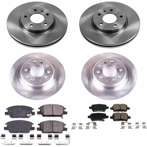 PowerStop Z17 Replacement Brake Pad & Rotor Kit Front & Rear KOE7564