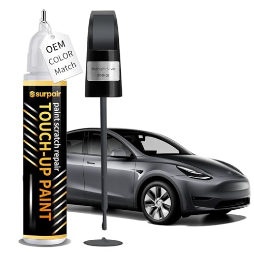 Midnight Silver PMNG Touch up Paint for Tesla Car Scratch Remover Pen - color: Midnight Silver (PMNG)