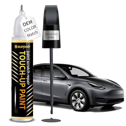 Midnight Silver PMNG Touch up Paint for Tesla Car Scratch Remover Pen - color: Midnight Silver (PMNG)