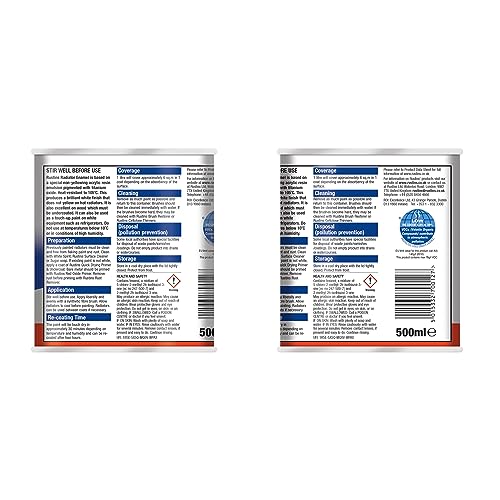 Rustins Quick Drying Radiator Enamel Satin 500ml - size: 16.9 Fl Oz (Pack of 1)