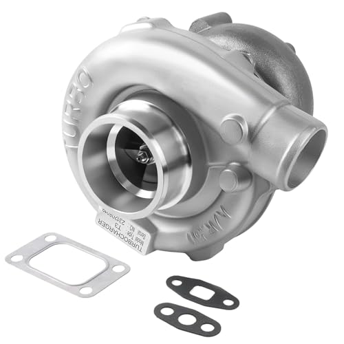 T3 T4 Universal Turbo Turbocharger Compatible with T3/T4 T04E 0.57 A/R 48.1 TRIM 400+HP Boost Stage III Charger 1.5L-2.5L Engine Replaces Part - size: For 1.5L-2.5L Engine