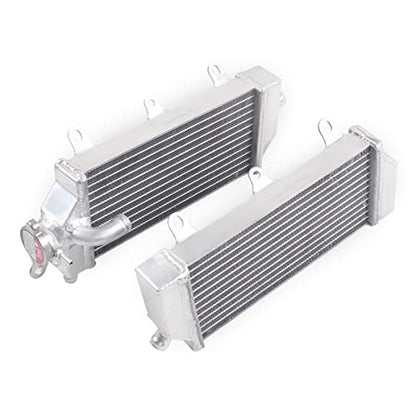 Full Aluminum Radiator Compatible with 2014 15 16 17 2018 Yama ha YZ250F /2014 15 16 2017 YZ450F - size: MM0013