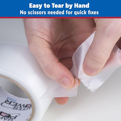 Gaffer Power Clear Repair Tape 2 in x 20 Yds, Waterproof, Made in USA - size: 2 Inch x 20 Yards