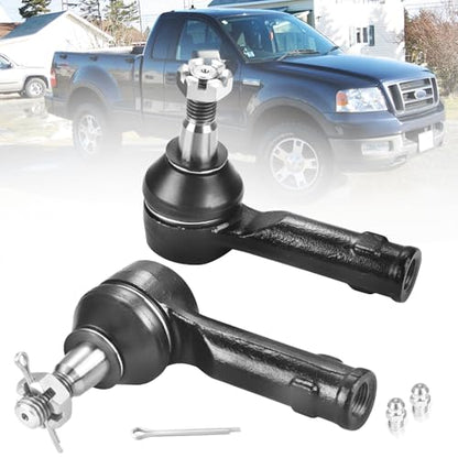 2PCS Front Outer Tie Rod Ends ES3691 LH & RH, Tie Rod End Kit Fit for Ford F-150 Lincoln Mark LT 2004-2008 - size: ES3691