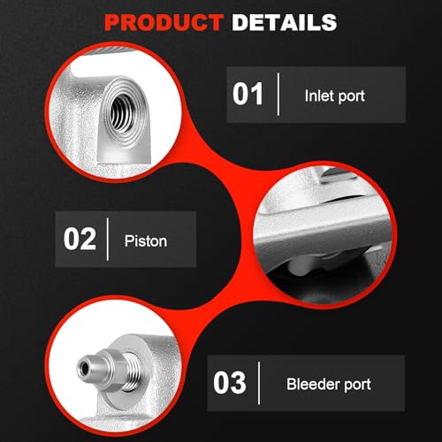 cciyu Rear Left & Right Brake Calipers With Bracket 18B4909 18B4908 - size: Rear[18B4909+18B4908]