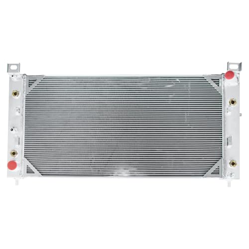 3 Row Aluminum Radiator For 2001 2002 Chevy Silverado GMC Sierra 2500 3500 8.1L V8