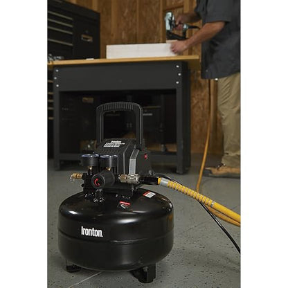 Ironton Air Compressor, 3-Gallon, 0.3 HP, 110 PSI, Oil-Free