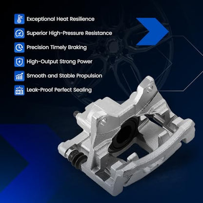Rear Brake Caliper Assembly for Dodge Nitro 2007-2011 3.7L 4.0L - size: Rear [18B5047 & 18B5046]