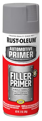 Rust-Oleum 249279 Automotive Filler Primer Spray, 11 oz, Gray - color: Gray, size: 1 Count (Pack of 1)