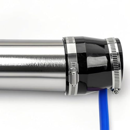 BARTOO 3 Inch Cold Air Intake Pipe Turbo Piping for Car Truck Silver - color: Z-Silver Pipe