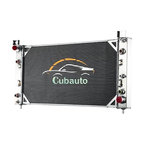 3 Row Core Radiator Compatible with 2001-2002 01 02 Chevy Silverado 2500HD 3500 GMC Sierra 2500 3500 GMC C6500 C7500 Topkick Radiator,8.1L Full Aluminum Radiators