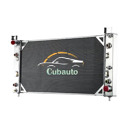 3 Row Core Radiator Compatible with 2001-2002 01 02 Chevy Silverado 2500HD 3500 GMC Sierra 2500 3500 GMC C6500 C7500 Topkick Radiator,8.1L Full Aluminum Radiators