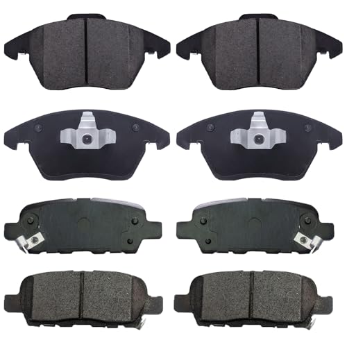 Front Rear Ceramic Brake Pads Kit For 2013 2014 2015 2016 2017 for Nissan Altima - style: D1107-D905