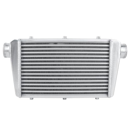 Universal Intercooler 25''x13''x3.3" Front Mount Intercooler 3'' Inlet and Outlet Aluminum Turbo Intercooler Direct Replacement for Any Turbo Charger system - size: 25''x13''x3.3" 3''