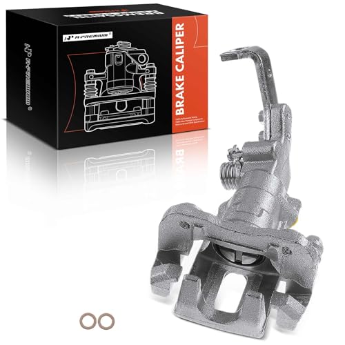 A-Premium Rear Left Driver Disc Brake Caliper with Bracket - style: Rear Driver Side