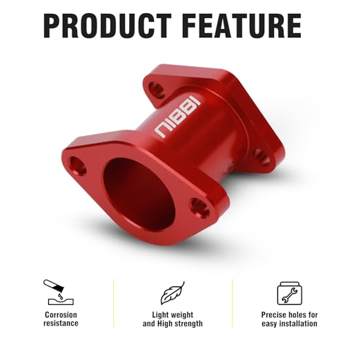 NIBBI Intake Manifold for Coleman Predator 212cc 196cc - color: Red