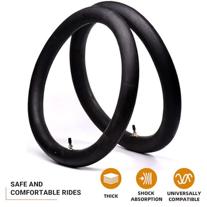 (2-Pack) 2.50/2.75-17”（70/100-17） Motorcycle Inner Tubes - Compatible with Honda, Coolster, TaoTao, 110cc, 125cc, and 140cc, Dirt Bikes, Moped, and Scooters and More - size: 2.50/2.75-17" (70/100-17), TR4 Valve