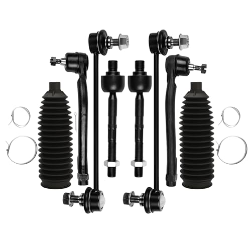 Front Inner Outer Tie Rod End w/Boot Sway Bar for Hyundai, for Kia