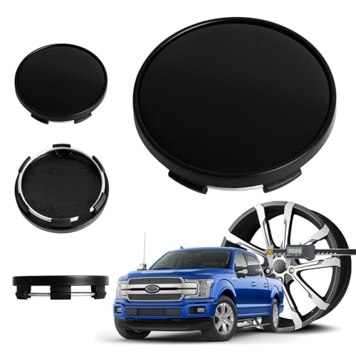 2.2Inch 56MM Wheel Center Caps, Pack of 4 (Matte Black, Outer 56MM, Inner 53MM) - color: Matte Black, size: Outer 56MM , Inner 53MM