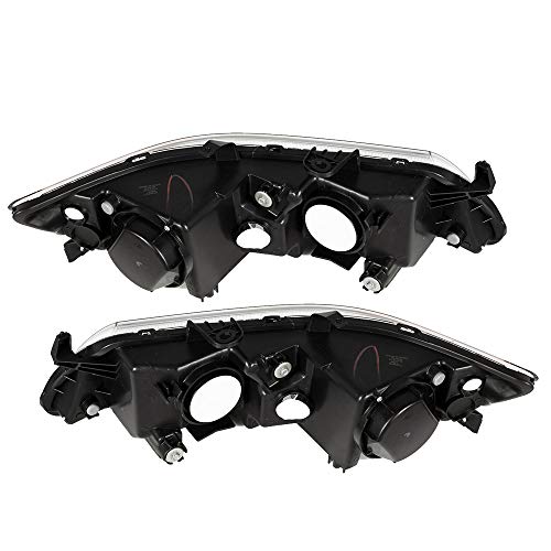 Pair of Headlights Assembly LH+RH Replacement for Acura 2004-2005 - color: Chrome