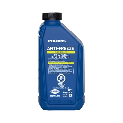 Polaris 1 Qt Antifreeze Coolant 50/50 Premix for Snowmobile - 2880514 - size: 1 Quart