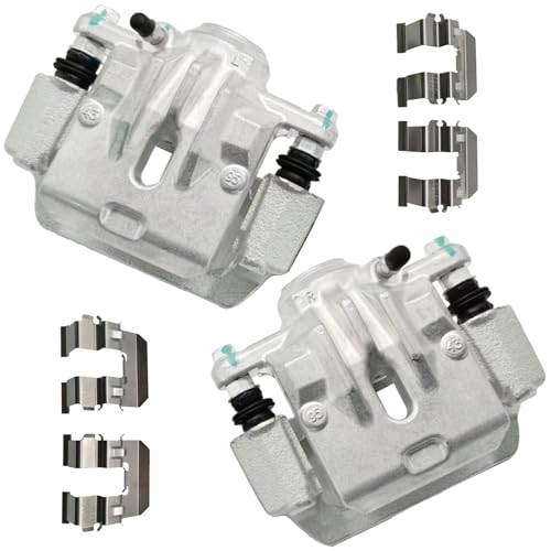 2 Pcs Brake Calipers Fit for 2012-2023 Subaru Crosstrek Forester Impreza XV Crosstrek, Rear Disc Brake Calipers Assembly w/Bracket Replace for 19B7028 19B7029 - size: 19B7028+19B7029