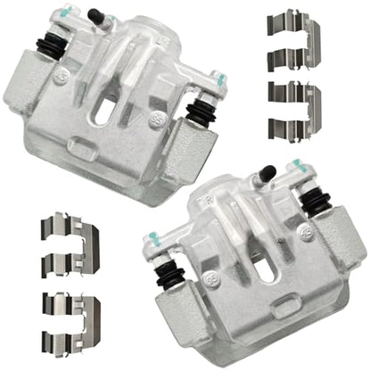 2 Pcs Brake Calipers Fit for 2012-2023 Subaru Crosstrek Forester Impreza XV Crosstrek, Rear Disc Brake Calipers Assembly w/Bracket Replace for 19B7028 19B7029 - size: 19B7028+19B7029