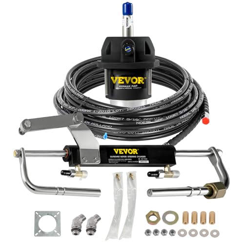 VEVOR Hydraulic Outboard Steering Kit 90HP Marine Hydraulic Steering System