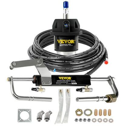 VEVOR Hydraulic Outboard Steering Kit 90HP Marine Hydraulic Steering System