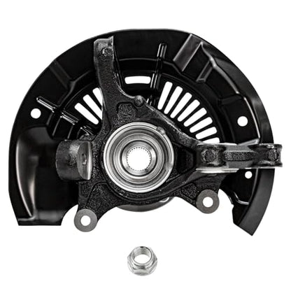 Detroit Axle - FWD Front Steering Knuckles & Wheel Hub Bearings + Struts - size: 4QU48683/ Big strut kit