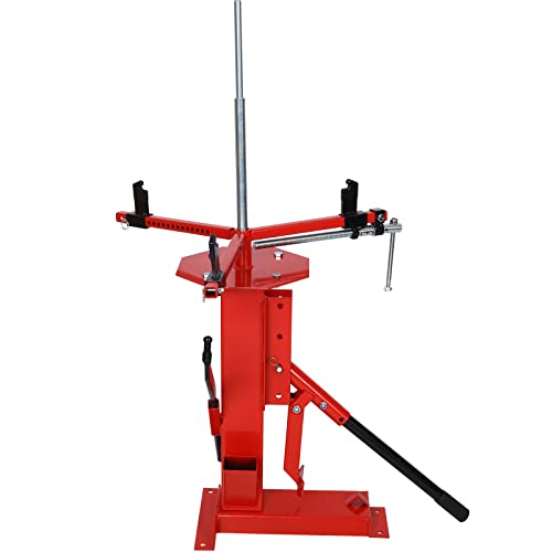 Manual Tire Changer Steel Rim Mounting Stand Bead Breaker Included Portable Tire Changer Suitable for Cars Trucks Motorcycles and ATVs Fits 4 to 21'' Rims Garage Auto Repair Shop Manual Tool