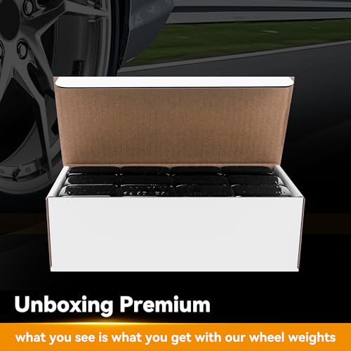 PROEZE Wheel Weights Black 1oz,72 oz/Box,1 Ounce Stick on Wheel Weights for Cars, Trucks, SUVs, Motorcycle and Others - color: black