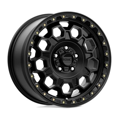 KMC TREK 17X8 6X5.55.29 20mm SATIN BLACK - KM54578068720 - color: SATIN BLACK, size: 17X8, 6X5.5, 5.29, 20mm