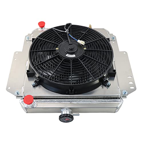 Aluminum Radiator for 1985-1995 Suzuki Samurai 2DR SPFTOP/HARDTOP SJ410,413 - size: 2-Row Radiator Fan Relay Kit