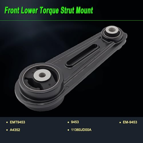 Engine Motor Mount Compatible with Nissan 08-13 Rogue 2.5L L4 FWD - size: 2008-2013 Nissan Rogue 2.5L