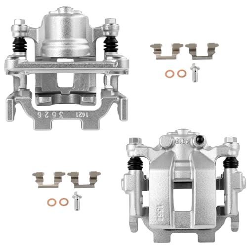 SCITOO Rear Driver & Passenger Side Disc Brake Calipers 19B3850 19B3851 - size: Rear[19B3850 & 19B3851]
