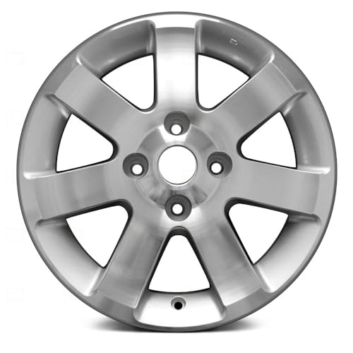 16x6.5 Aluminum Wheel Rim 7 I-Spoke Silver - Factory Restored Compatible With Nissan Sentra 2007-2012 - Exact Fit - Direct Replacement