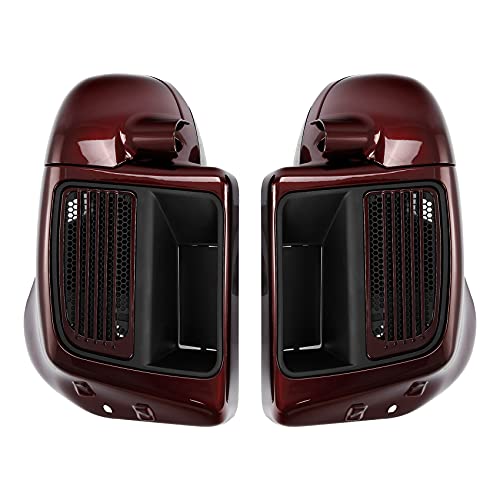 Wicked Red/Twisted Cherry Water Cooled Vented Lower Fairing Fit for Harley 2018-2019 Road Glide Ultra; Electra Glide Ultra Limited Low; Electra Glide Ultra Limited - color: For Harley 2018-2019 Wicked Red