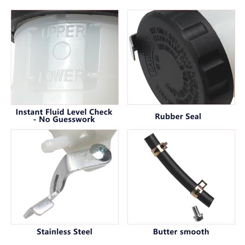 Motorcycle Brake Fluid Reservoir Compatible with Suzuki SV1000 - size: Style 3