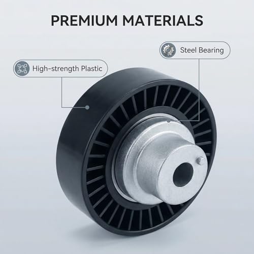 Serpentine Belt Idler Pulley 11281748130 80mm for BMW M50 M54 S65 - size: 11281748130