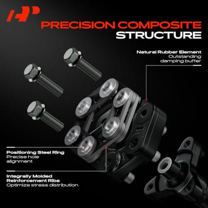 A-Premium Drive Shaft Coupler Flex Joint Propshaft Coupling with Bolts