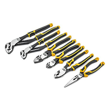 GEARWRENCH 6 Pc. Pitbull Dual Material Mixed Plier Set - 82204C - size: 6 Piece, style: Mixed Set