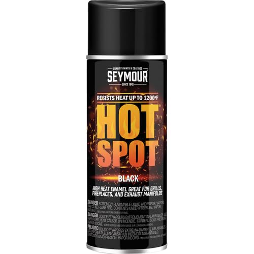 Seymour 16-1203 Hot Spot High Temperature Paints, Black - color: Black