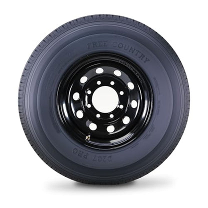 Free Country Trailer Tire Wheel ST235/85R16 12-Ply 128N 8X6.5 Black Mod Rim - size: ST235/85R16 /8x6.5