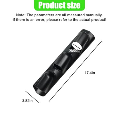 Craedli Black Triple Pillar Gauge Pod Holder, 52mm 3 Hole Car A-Pillar Digital Meter Gauge Mounting Bracket, Automotive Interior Modification Accessories for Most Vehicles (Black)
