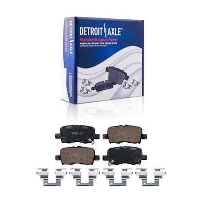 Detroit Axle - Front and Rear Brake Kit for 03-06 Acura MDX - size: 8PR1200368/kit