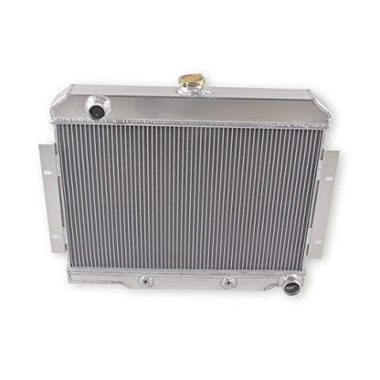 Aluminum Radiator for Je ep CJ Series V8 Conversion Chevy Engine - size: 3 ROW（Chevy engines）