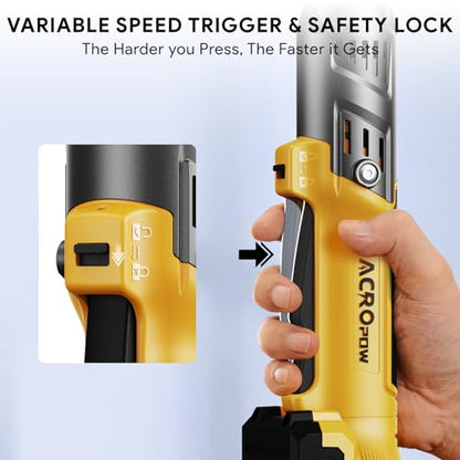 3/8" Cordless Ratchet Wrench for Dewalt 20V Battery, Brushless Motor - size: 4 PCS