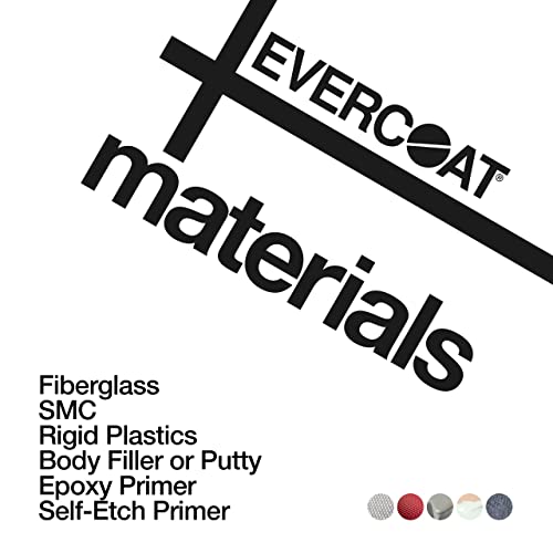 Evercoat Feather Fill G2 Premium Polyester Primer Surfacer for Fiberglass, SMC & More - 128 Fl Oz - Gray