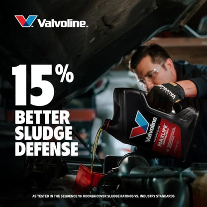 Valvoline High Mileage 150K with MaxLife Plus Technology 5W-30 Motor Oil 5 Quart - size: 5 qt (Pack of 1), style: High Mileage 150K